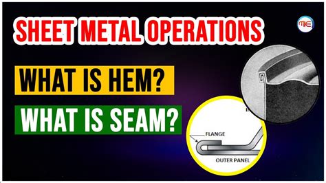 seaming process in sheet metal